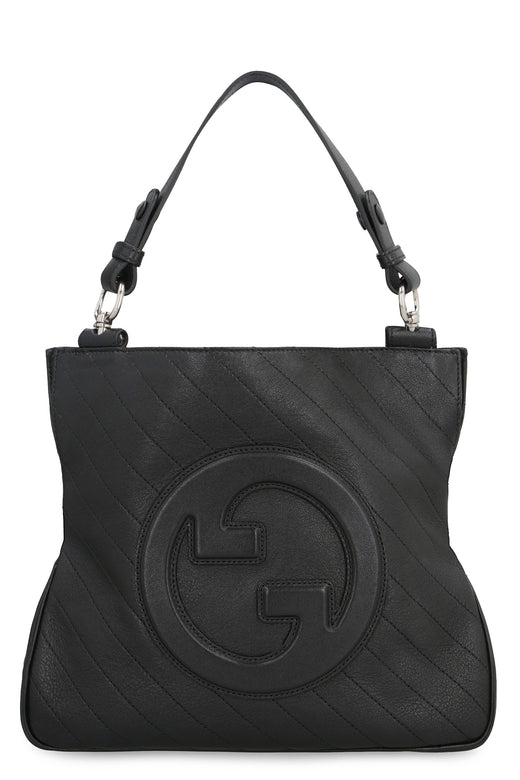 Gucci Blondie Shoulder Bag — Black Lamb Leather