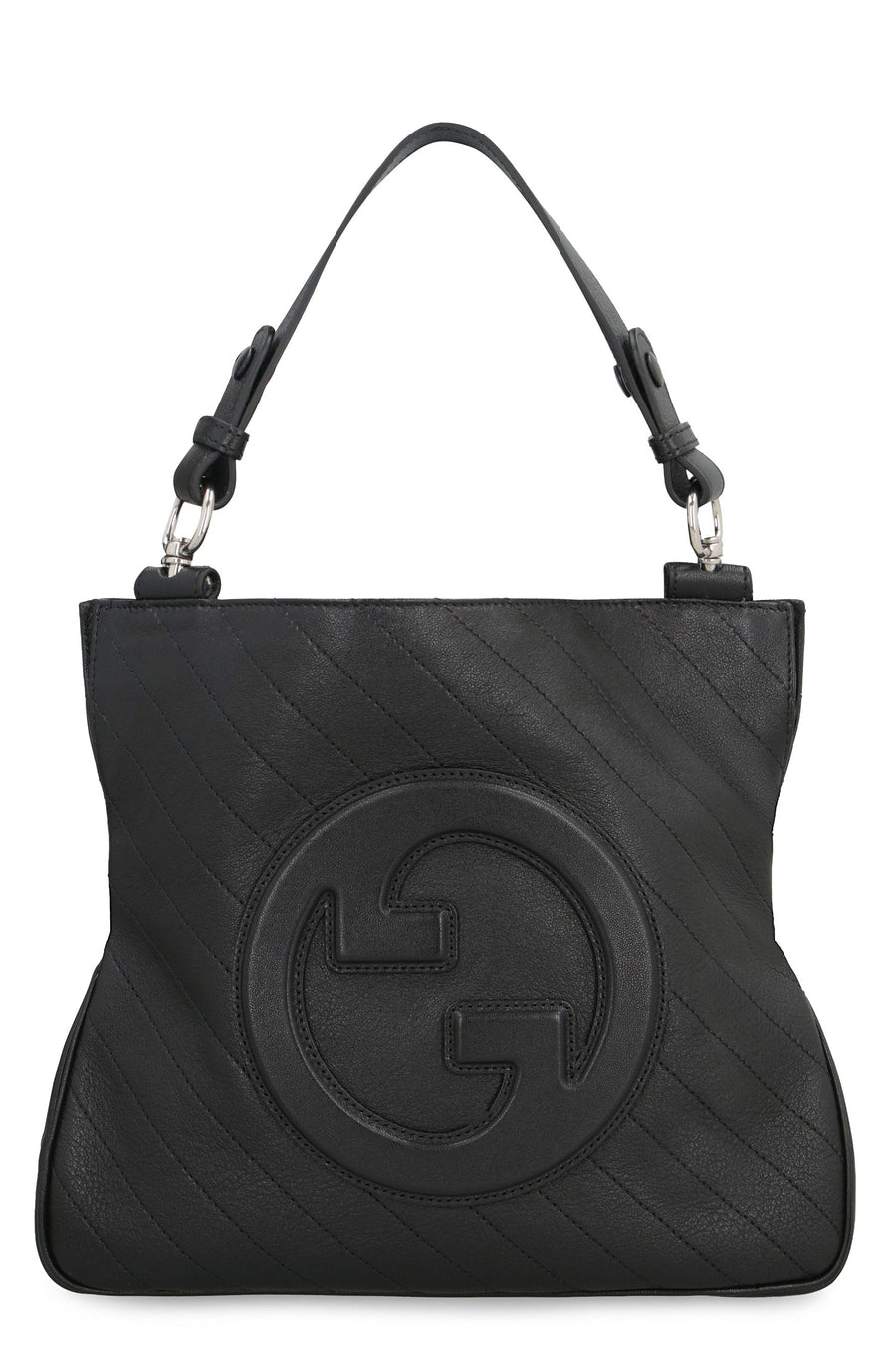 Gucci Blondie Shoulder Bag — Black Lamb Leather