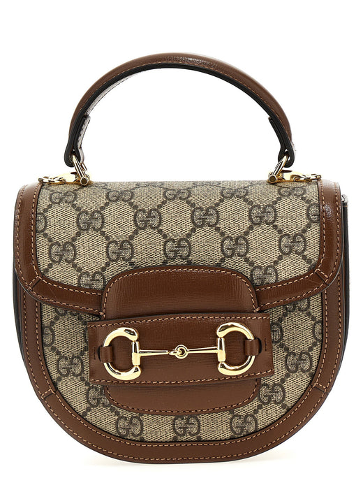 Gucci Horsebit 1955 Top Handle Bag — Brown