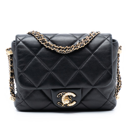 Mini Quilted Lambskin Crush on Chains Flap - Image 1