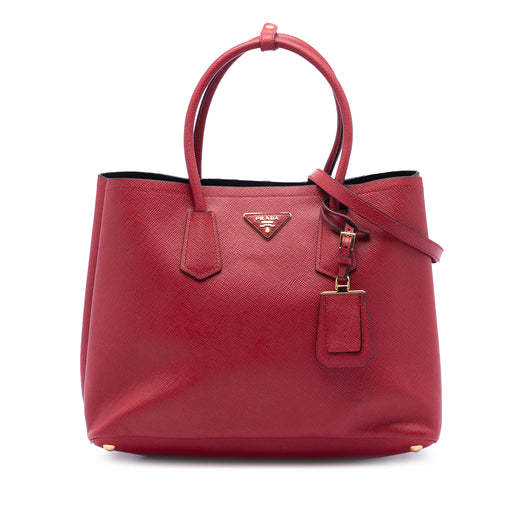 Large Saffiano Cuir Double Satchel - Image 1