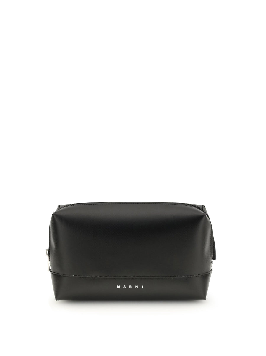 Marni Minimalist Calf Leather Belt Bag — Black Bos Taurus