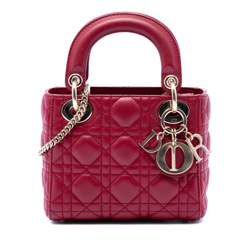 Mini Lambskin Cannage Lady Dior - Image 1