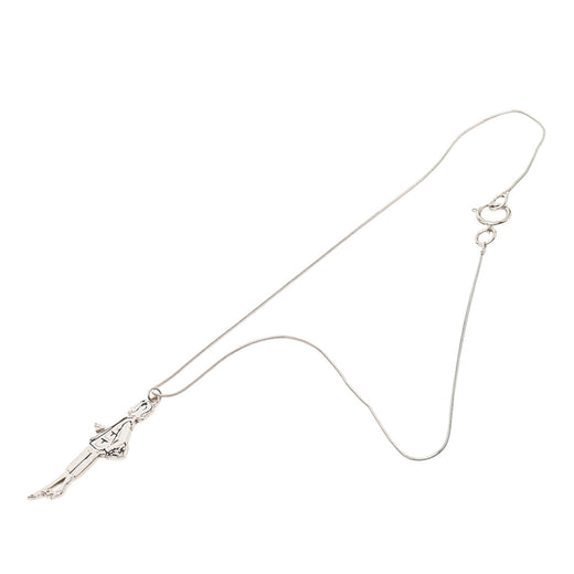Silver Plated Mademoiselle Pendant Necklace - Image 1