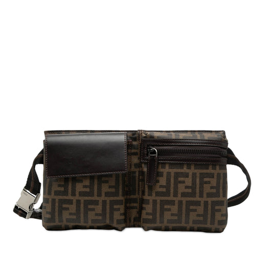 Zucca Canvas Double Pocket Belt Bag - Image 1