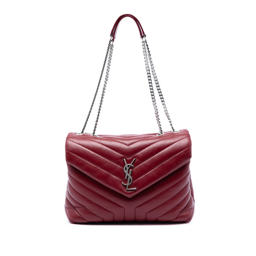 Medium Matelasse Calfskin Monogram LouLou Shoulder Bag - Image 1