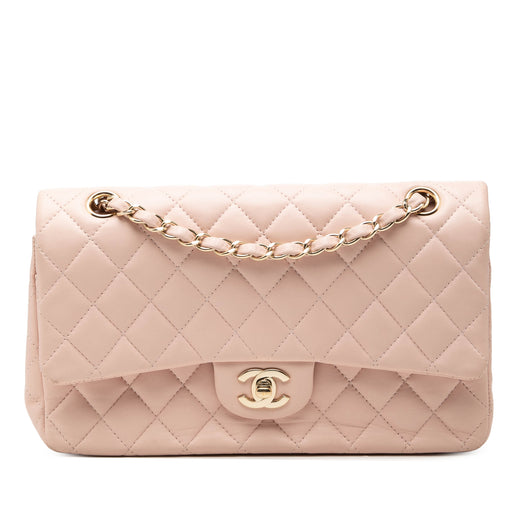 Medium Classic Lambskin Double Flap - Image 1