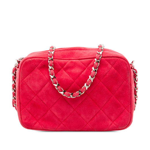Quilted Suede Camera Bag - Image 1