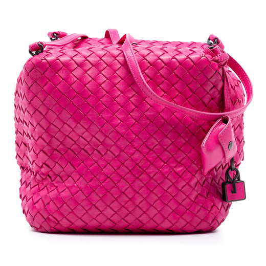 Nappa Intrecciato Cube Crossbody - Image 1