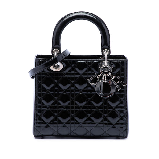 Medium Patent Cannage Lady Dior - Image 1