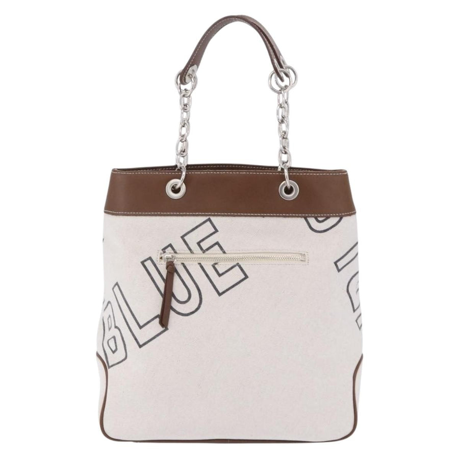 Burberry Blue Label Canvas White Bag