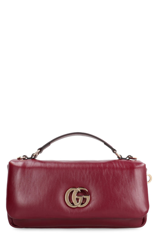 Gucci Milano Top Handle Bag — Red Lamb