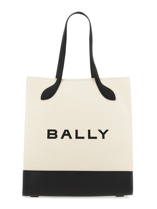 Bally Tote Bag — White Leather