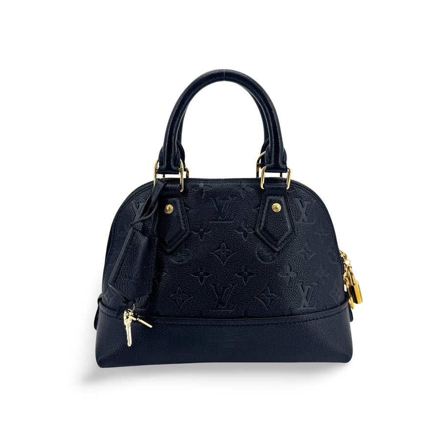 Louis Vuitton Neo Alma Monogram Empreinte Leather Black Bag