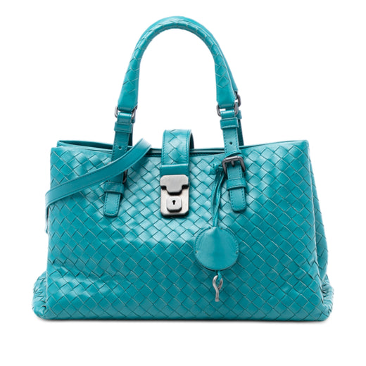Small Nappa Intrecciato Roma Satchel - Image 1