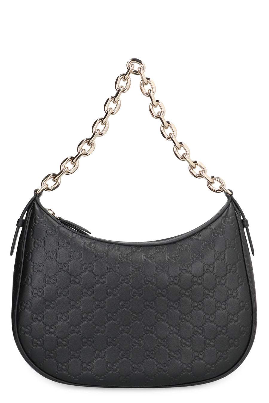 Gucci Shoulder Bag — Black Calf Leather