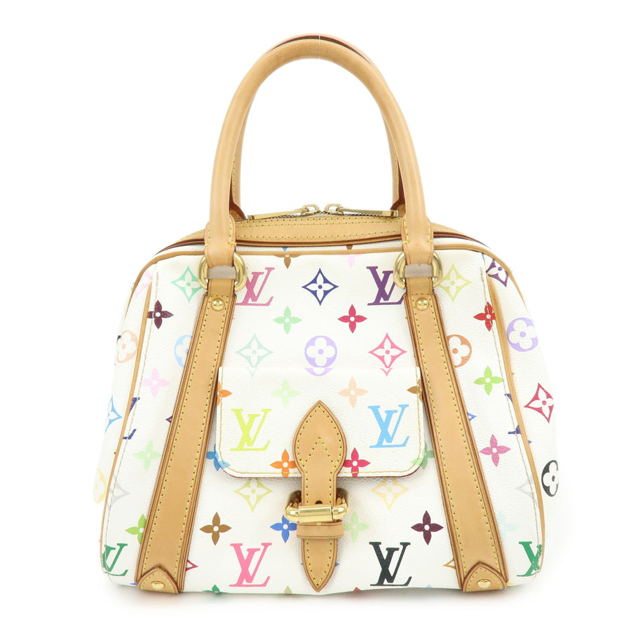Louis Vuitton Priscilla Monogram Multicolor White Canvas Bag
