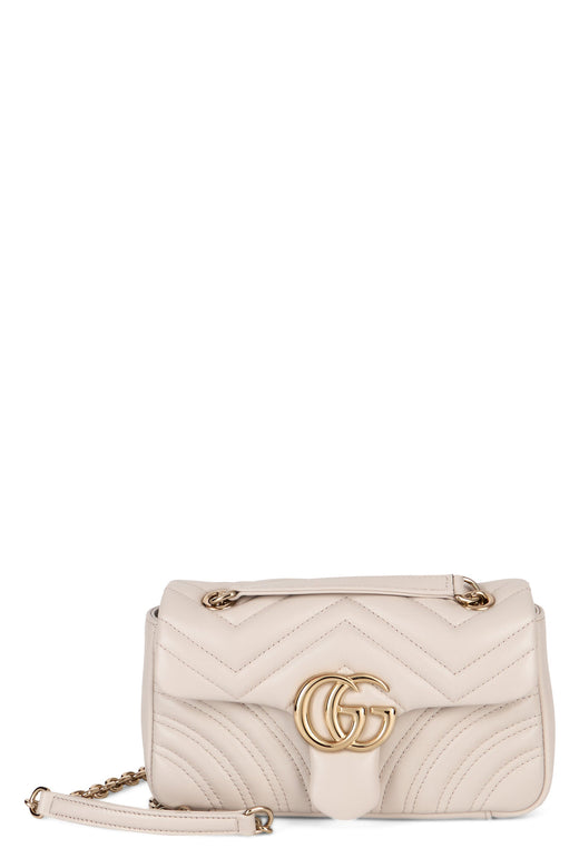 Gucci Shoulder Bag — Beige Lamb Skins