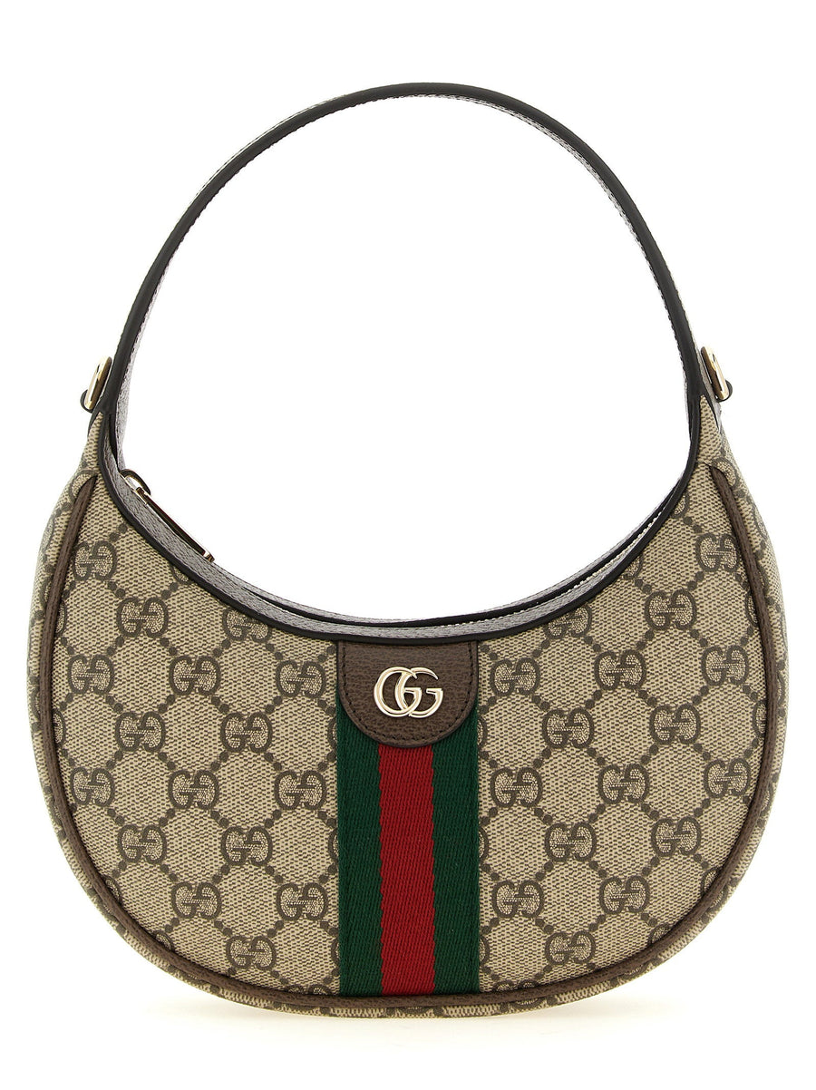Gucci Ophidia Shoulder Bag — Beige Gg Supreme Coated Canvas