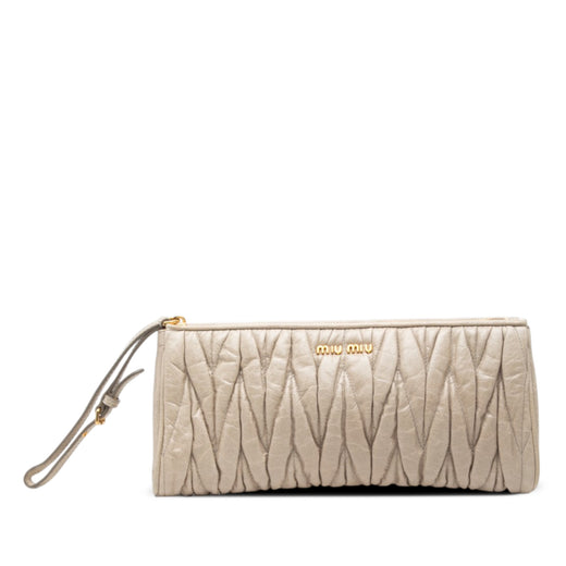 Matelasse Nappa Clutch - Image 1