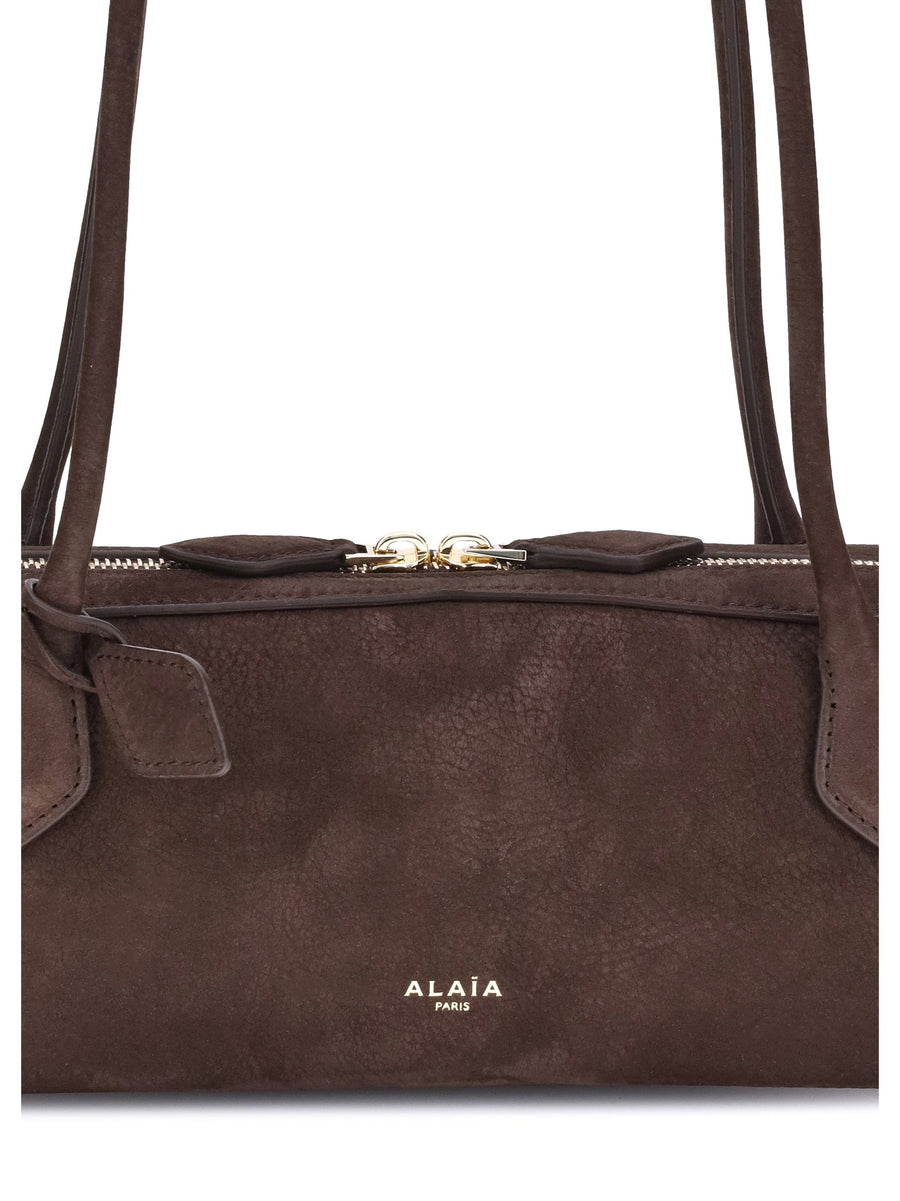 Alaïa Le Teckel Shoulder Bag — Brown Calf Leather