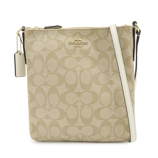 Coach Shoulder Canvas Beige Bag