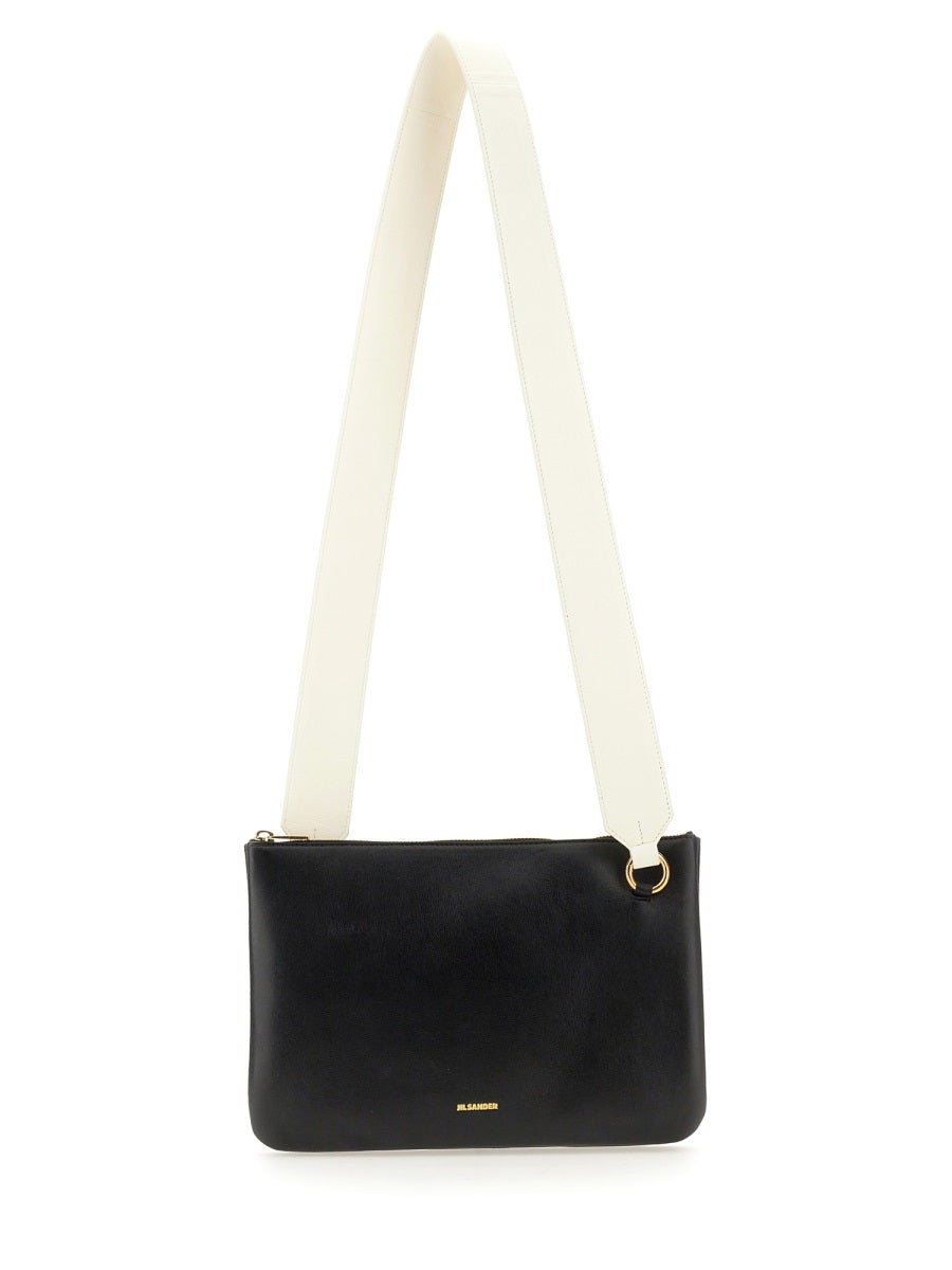Jil Sander Shoulder Bag — Black Sheepskin