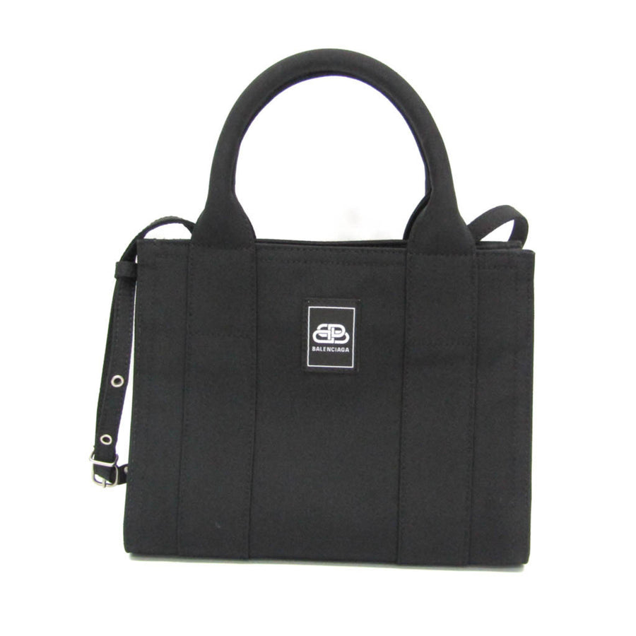 Balenciaga Trade East-West Nylon Black Polyamide Bag