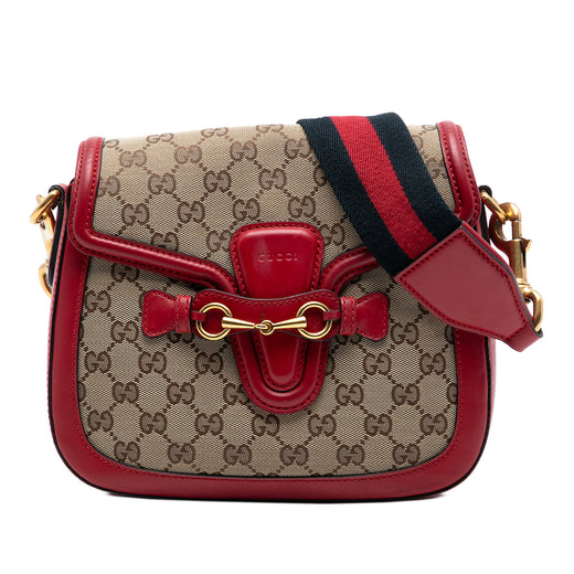 Medium GG Canvas Lady Web Crossbody - Image 1