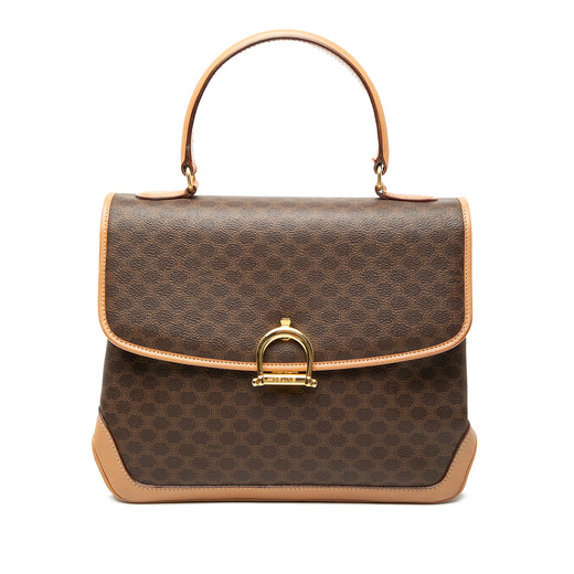 Macadam Coated Canvas Top Handle Bag - Image 1