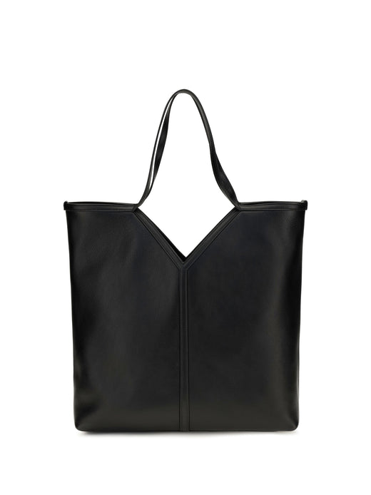 Saint Laurent Shoulder Bag — Black Calf Leather Bos Taurus