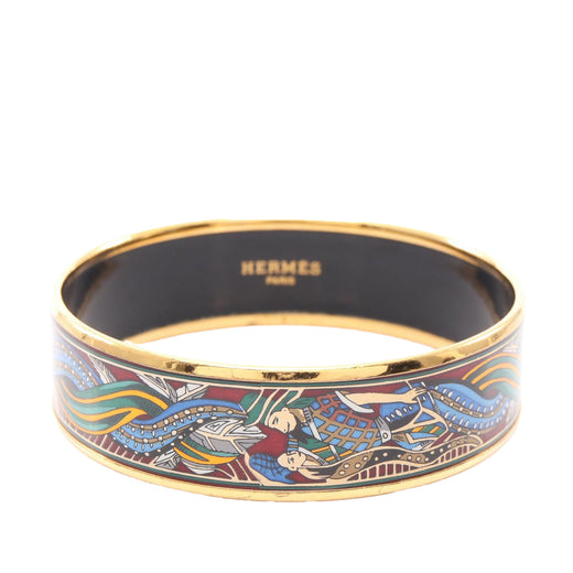 Wide Mermaids Enamel Bangle 62 - Image 1