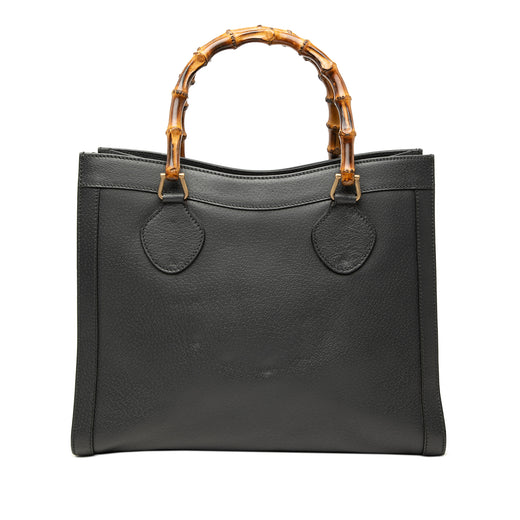 Medium Leather Bamboo Diana Tote - Image 1
