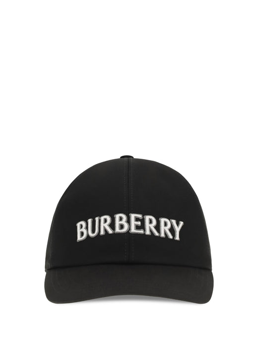 Burberry 8124432 Logo-Embroidered Cotton Baseball Cap — Black Caps