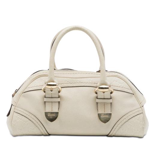 Guccissima Trimmed Leather Signoria Handbag - Image 1