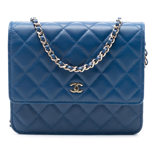 CC Square Quilted Lambskin Wallet on Chain - Image 1