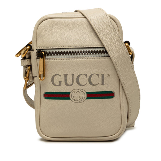Mini Grained Calfskin Logo Crossbody - Image 1