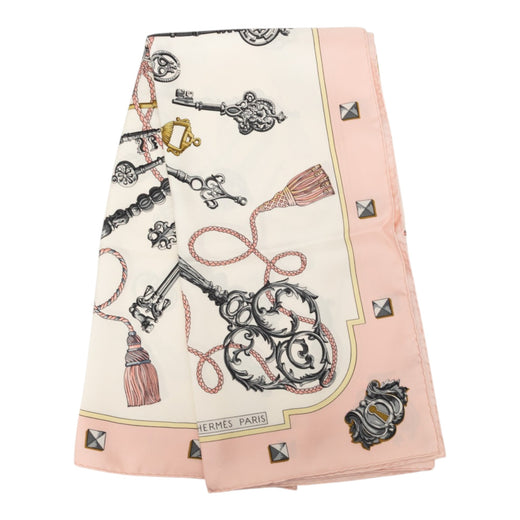 Les Cles Silk Scarf 90 - Image 1