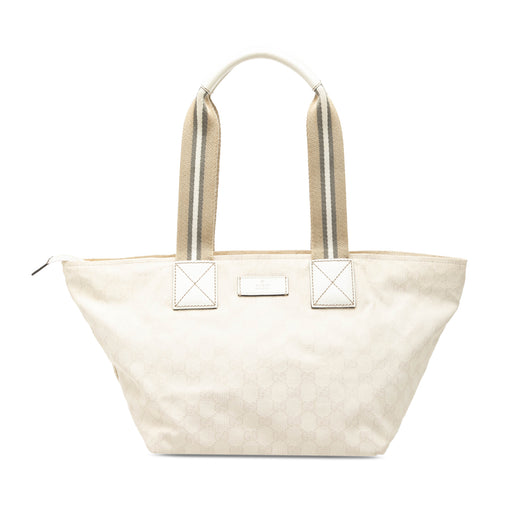 GG Canvas Web Tote - Image 1