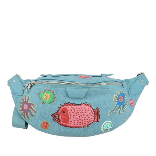 Yayoi Kusama Taurillon Faces Maxi Bumbag - Image 1