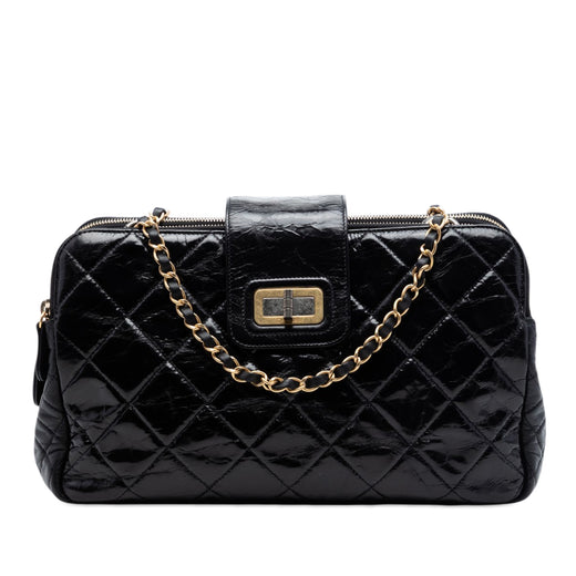 Quilted Glazed Calfskin Reissue Mademoiselle Accordion Tote - Image 1
