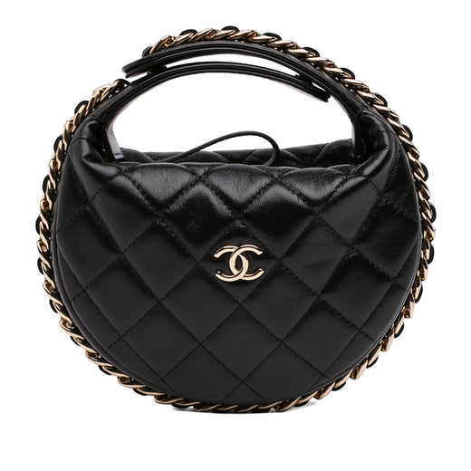 Mini Quilted Lambskin Chain Around Pouch - Image 1