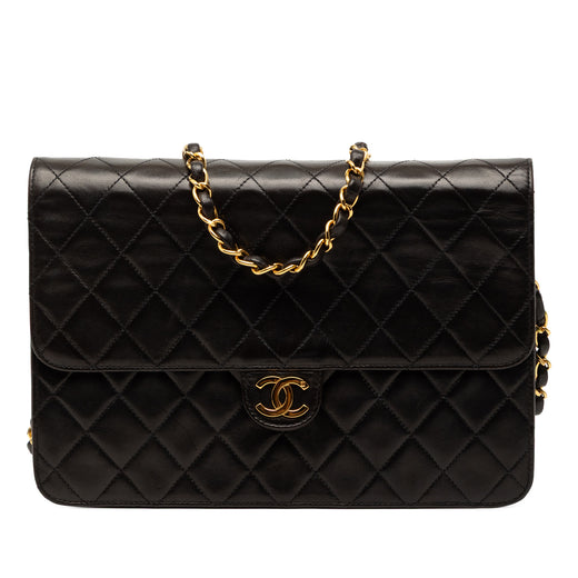 Medium CC Quilted Lambskin Single Flap - Image 1
