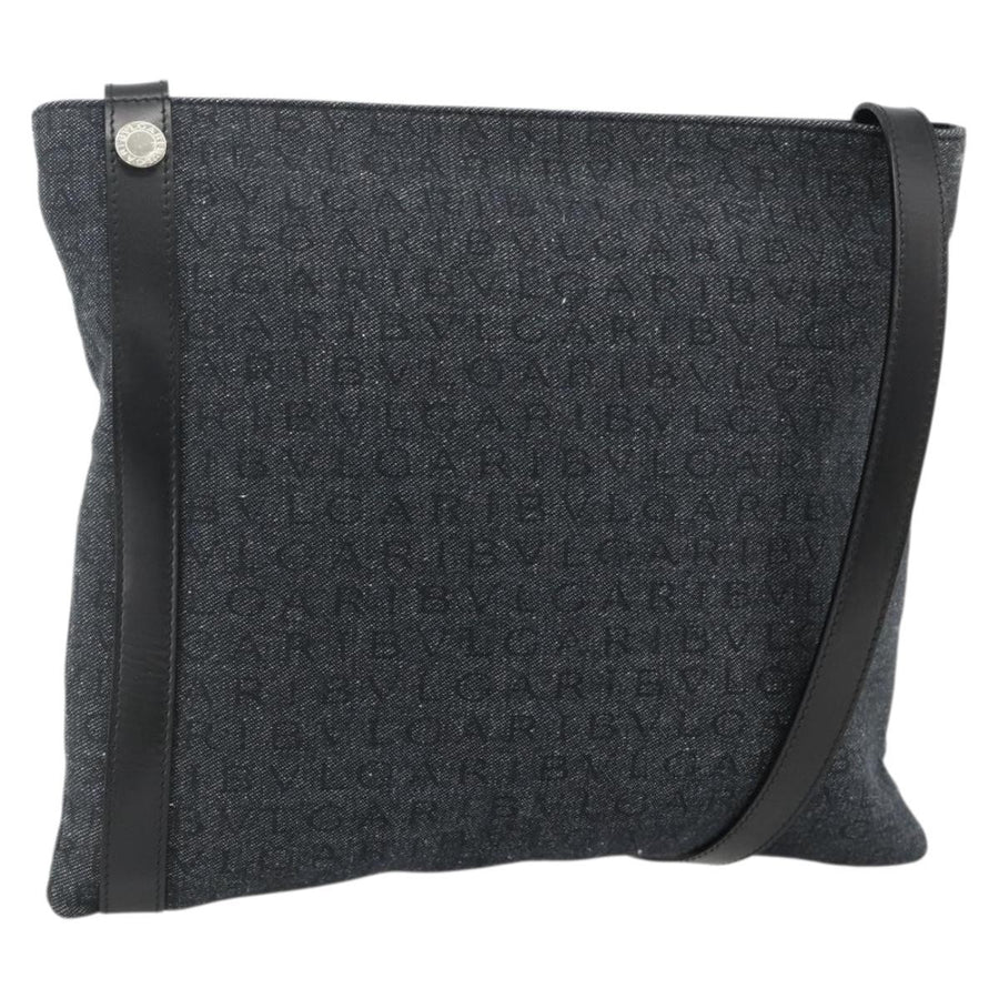 Bvlgari Logomania Canvas Blue Bag
