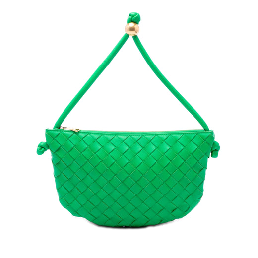 Small Lambskin Intrecciato Turn Pouch - Image 1
