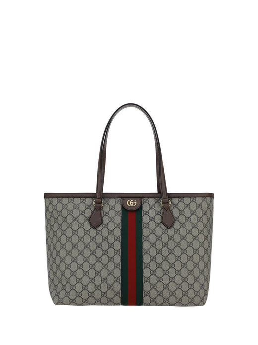 Gucci Ophidia Shoulder Bag — Beige Cotton