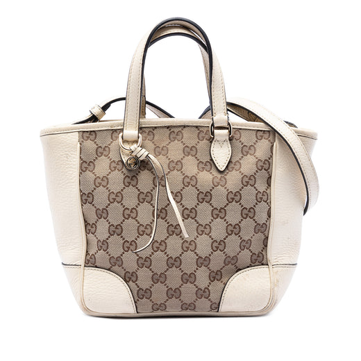 Small GG Canvas Bree Satchel - Image 1