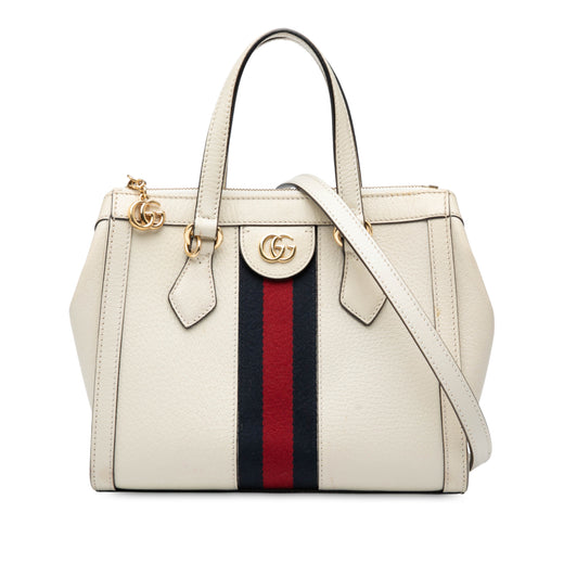 Small Leather Ophidia Satchel - Image 1