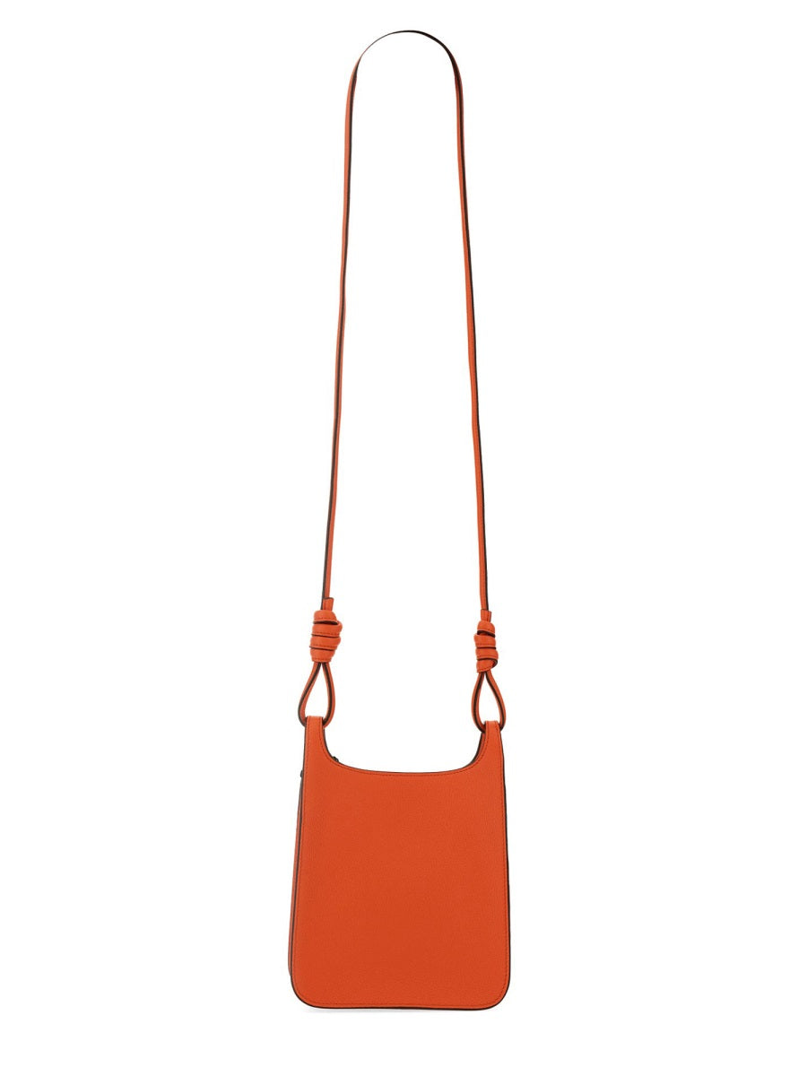 Mcm Himmel Shoulder Bag — Orange Cowhide