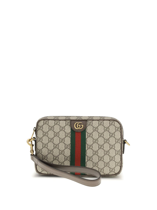 Gucci Ophidia Shoulder Bag — Beige Polyurethane; Polyamide